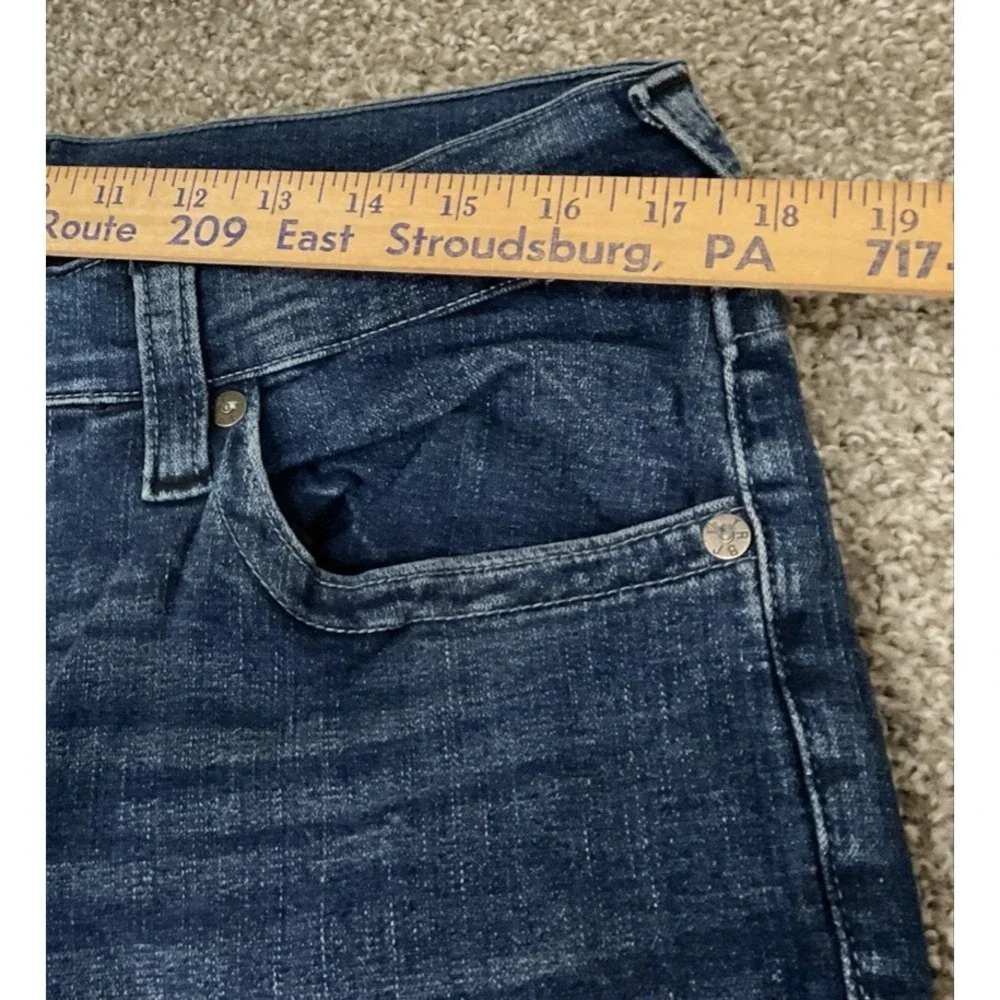 True Religion Rocco No Flap Relaxed Skinny Denim Jeans 32W Men's Dark Wash Blue